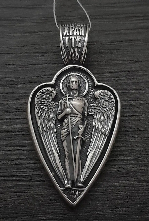 Срібний православний хрест 925 проби